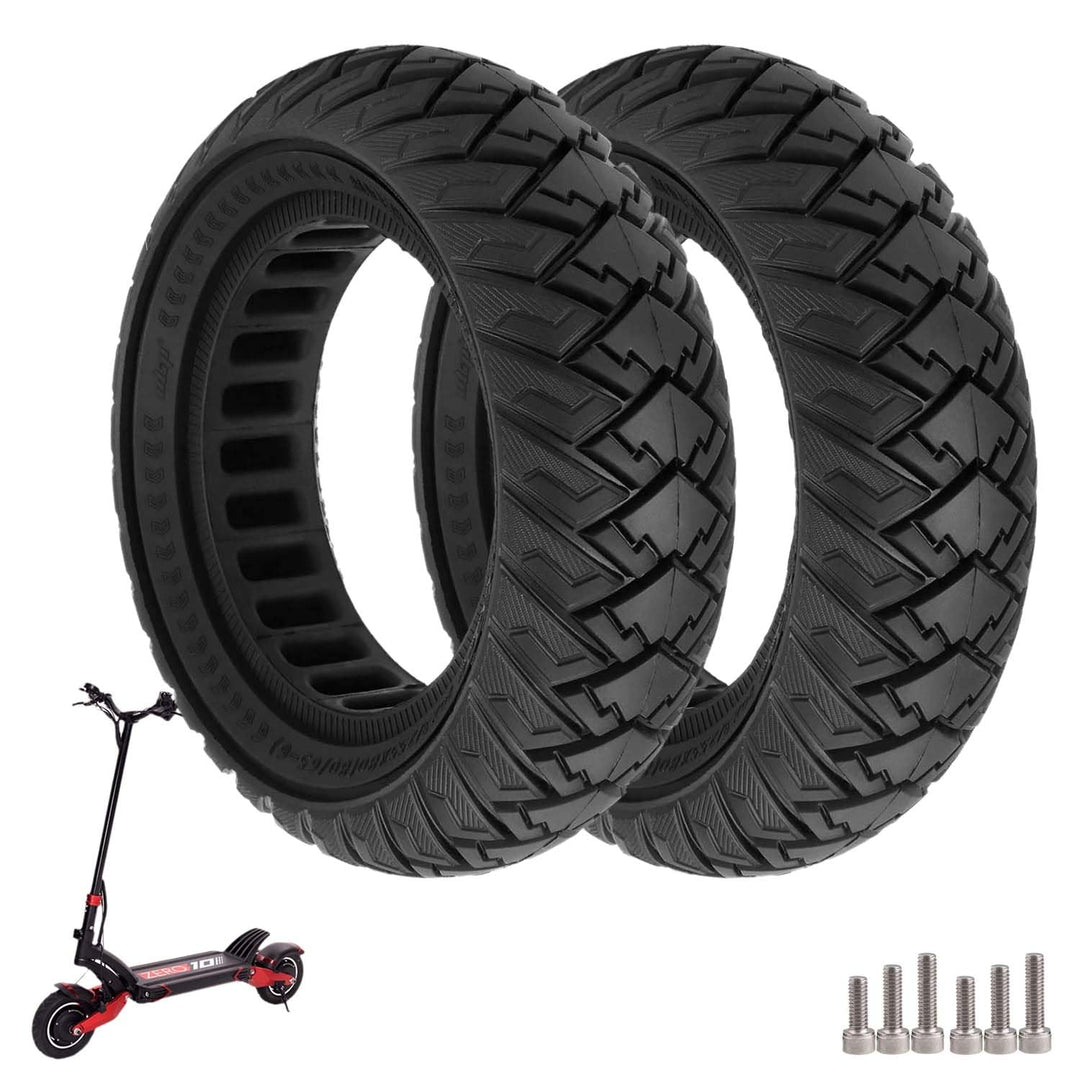10 Zoll Scooter Solide Reifen, Elektroroller Vollgummireifen 10 x 3/255 x 80 (80/65-6) Ersatzreifen