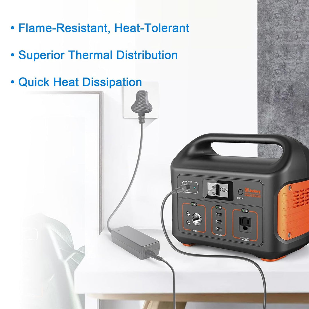 24V 3,75A 90W Ladegerät kompatibel mit Jackery Tragbare Powerstation Explorer 300 500 550 E300 E500