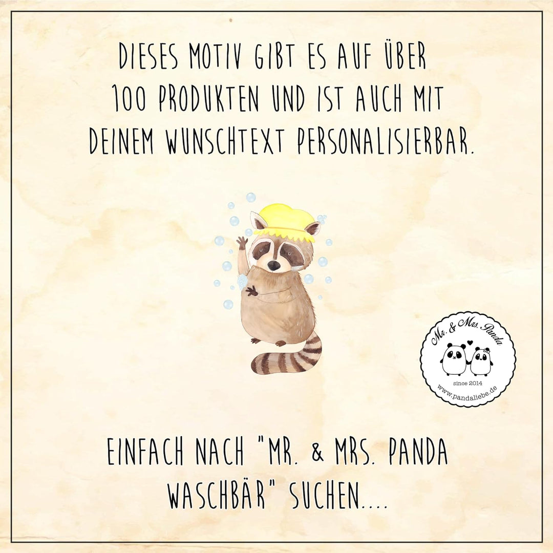 Mr. & Mrs. Panda Motiv WC Sitz Waschbär - Geschenk, WC-Sitz, lustige Sprüche, Tiere, Gute Laune, Tie