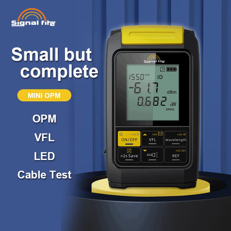 Signal fire Optisches Leistungsmessgerät Rotes Licht All-in-One OPM professionelles wiederaufladbare