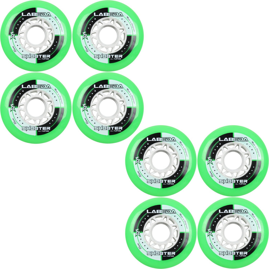 Labeda Wheels Inline Roller Hockey Shooter 8er Pack 80mm, 80mm