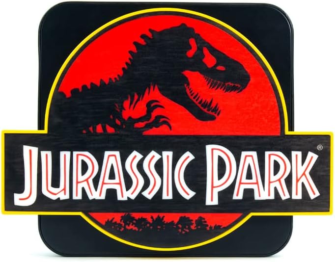 Numskull Lampe, Plastik, Mehrfarbig, 25.7 x 21.6 x 8.7 cm, NS2403 Jurassic Park Lampe, Jurassic Park