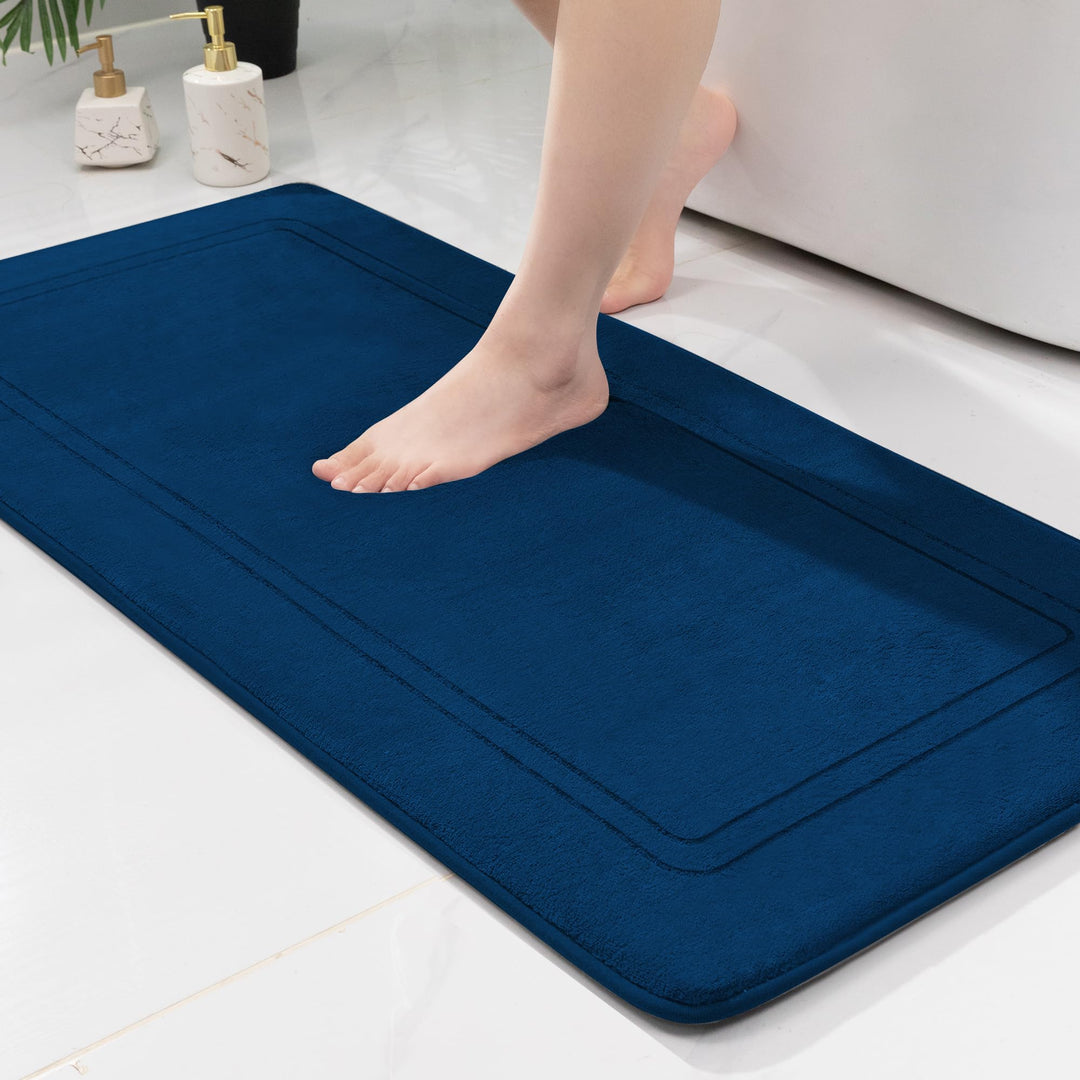 chakme Badematte rutschfest,Badezimmerteppich Weich Badteppich Saugfähige Badvorleger Duschvorleger