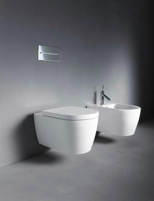 Duravit WC-Sitz ME by Starck Compact, Toilettendeckel mit Absenkautomatik, Klodeckel aus Urea-Duropl