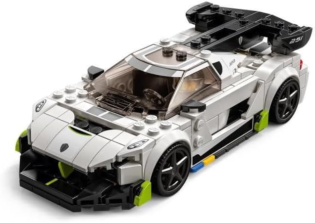 LEGO 76900 Speed Champions Koenigsegg Jesko Rennauto, Spielzeugauto, Modellauto zum selber Bauen Sin