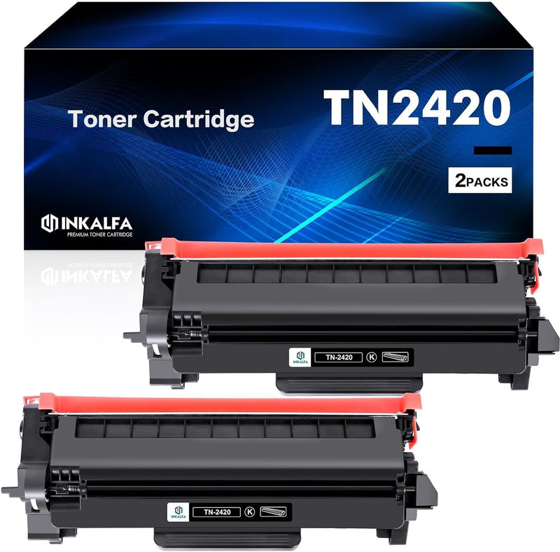 2-Pack TN2420 TN-2420 TN2410 TN-2410 Toner für Brother MFC L2710DW MFC-L2710DW HL-L2350DW MFC-L2710D