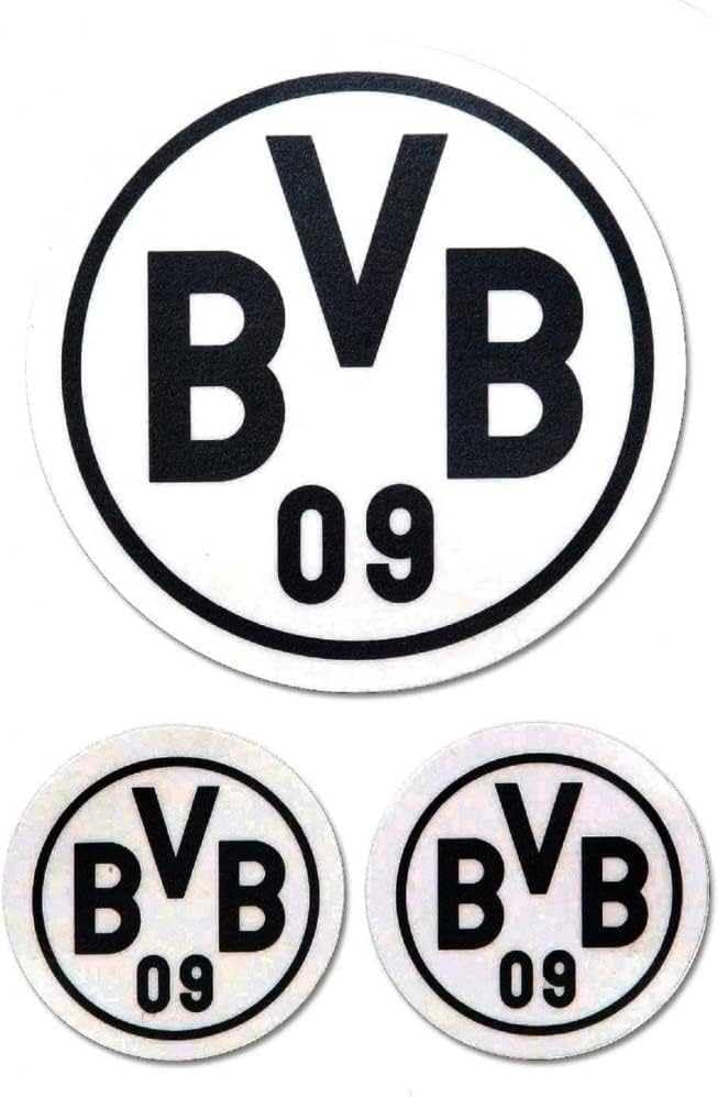 Borussia Dortmund Wasserglas/Glas Skyline 2er Set BVB 09 - Plus gratis Aufkleber Forever Dortmund