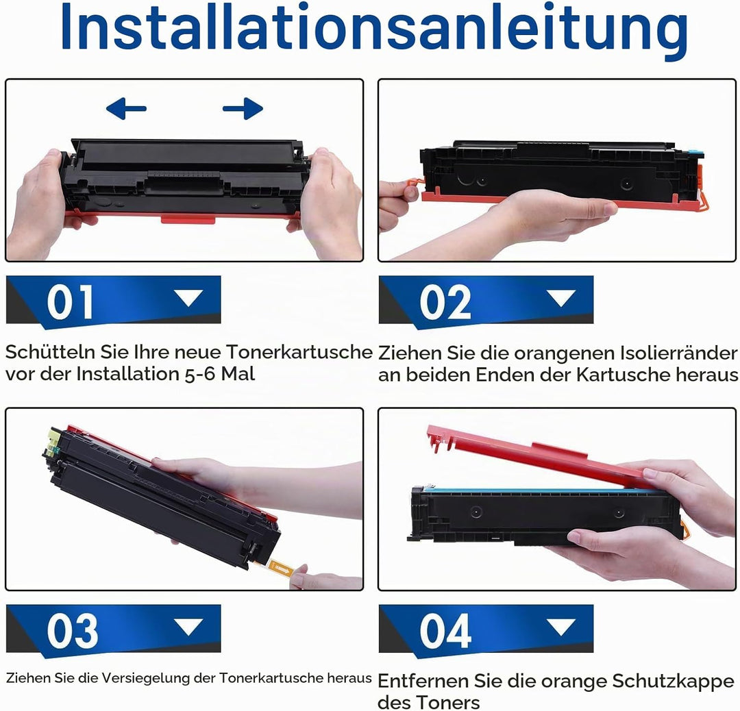 203X 203A M281fdw Toner Kompatibel f ü r HP 203X 203A Toner Set f ü r r HP Color LaserJet Pro MFP M2