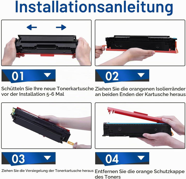 203X 203A M281fdw Toner Kompatibel f ü r HP 203X 203A Toner Set f ü r r HP Color LaserJet Pro MFP M2