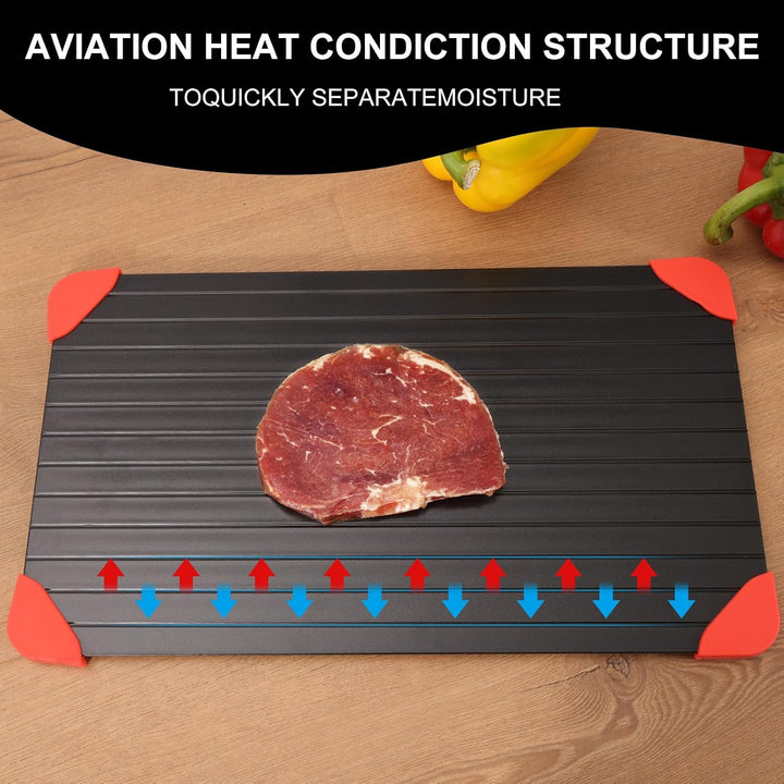 MosaiRudo Rapid Thaw Auftauplatte für gefrorenes Fleisch, schnelle und sicherere Art des Auftauens v