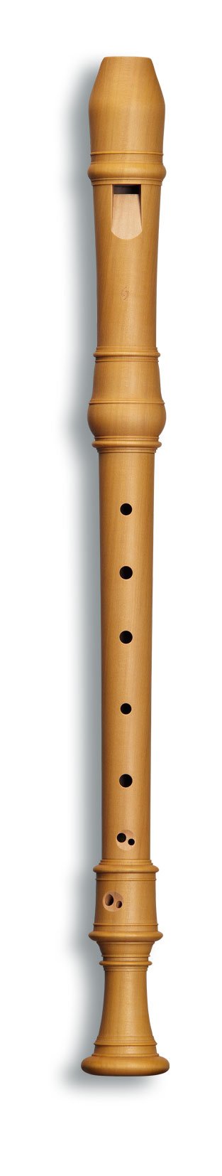 Mollenhauer 5206 Denner Alt-Blockflöte Birnbaum hell Natur-Holz Barock Doppelloch