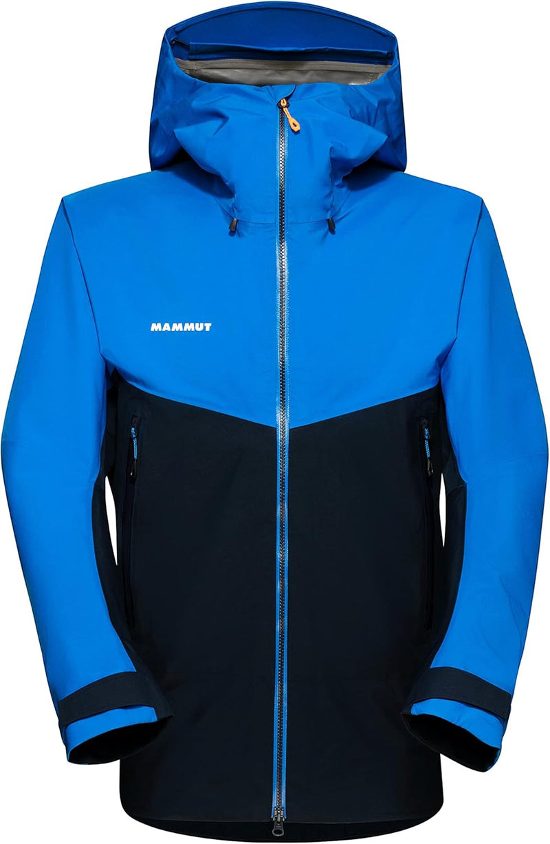 Mammut Herren Crater Hooded Hardshell-Jacke mit Kapuze L marine-ice, L marine-ice