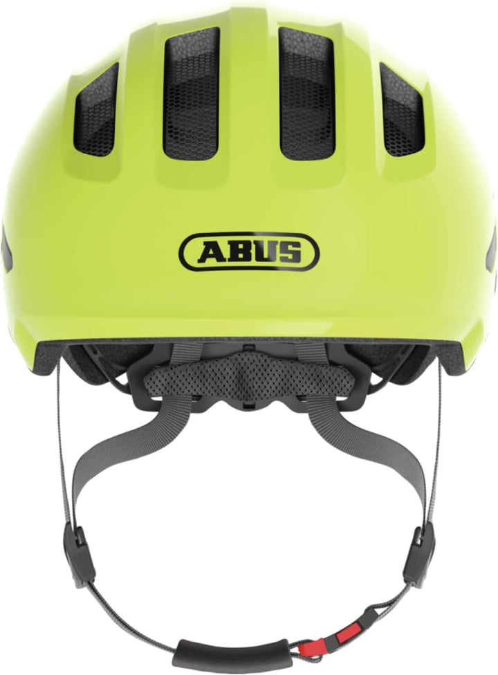 ABUS Kinderhelm Smiley 3.0 - Fahrradhelm mit tiefer Passform, kindergerechten Designs &amp; Platz für ei