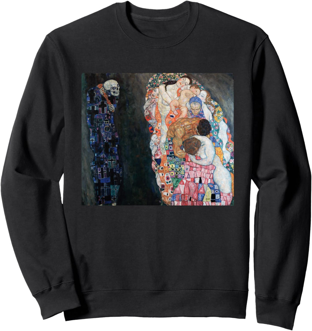 Gustav Klimts Tod und Leben berühmte Malerei Sweatshirt