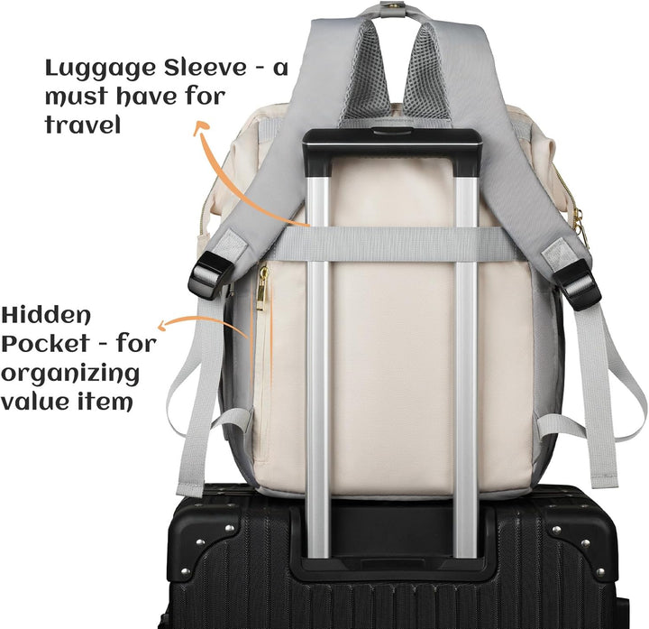 RJEU Rucksack Damen,Schulrucksack Mädchen Teenager Schulranzen Schultasche für Studium Universität S