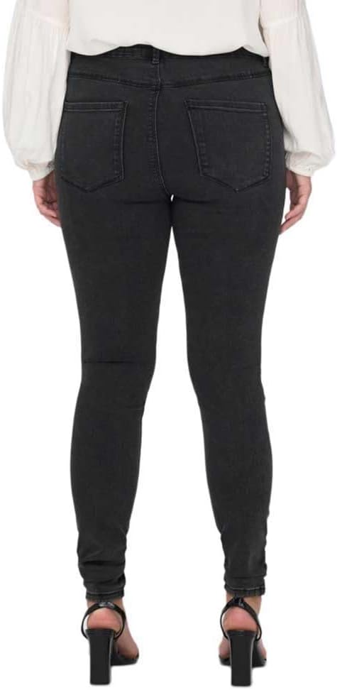 ONLY CARMAKOMA Damen Skinny-fit-Jeans 48W / 32L Dark Grey Denim, 48W / 32L Dark Grey Denim