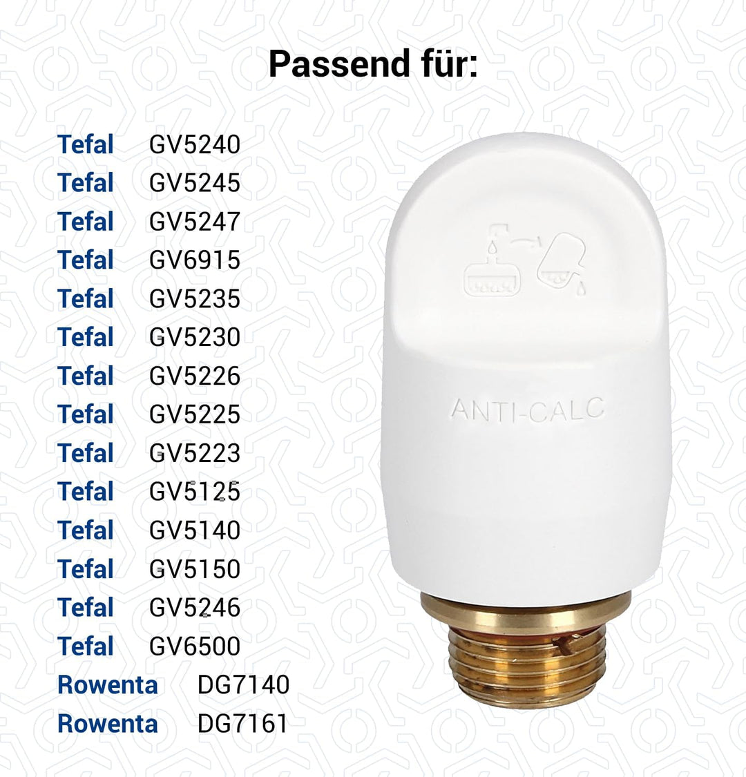 VIOKS Behälterverschluss Ersatz für Tefal CS-00132541 Druckventil Schraubverschluss Wassertankversch