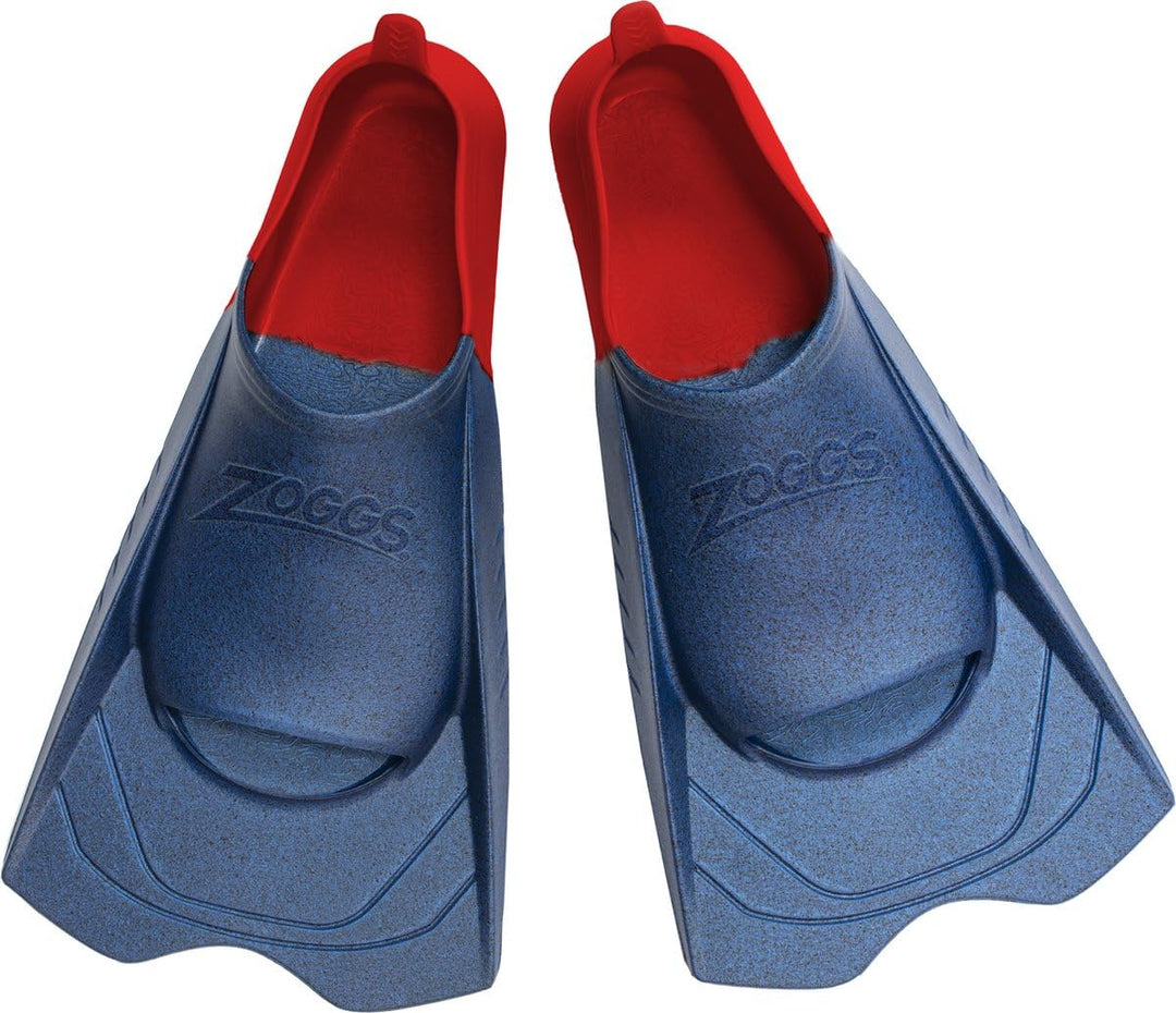 Zoggs Short Blade Eco Fins Flossen, Blau/Rot (Mehrfarbig)