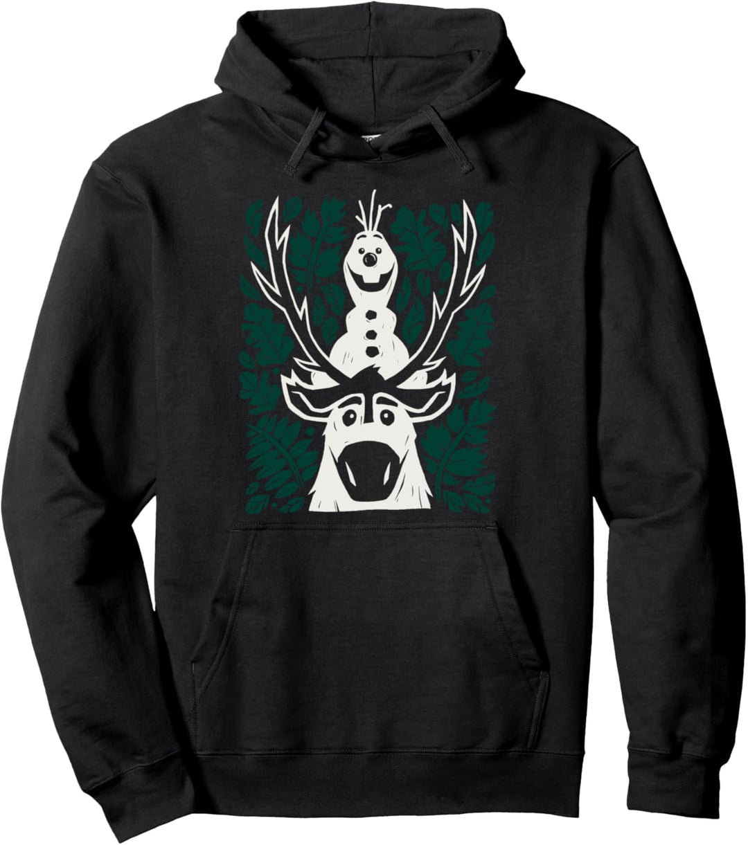 Disney Frozen 2 Olaf And Sven In The Leaves Pullover Hoodie