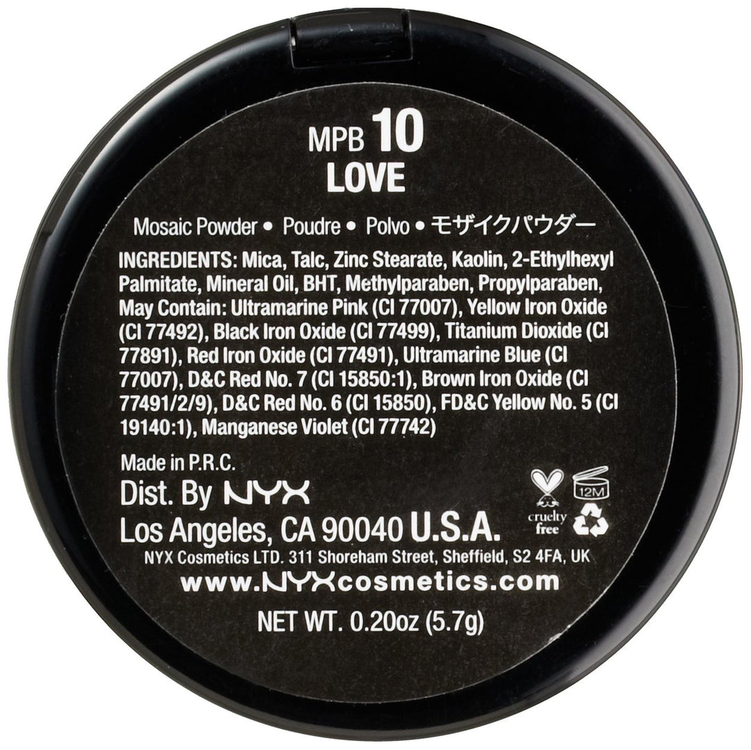 NYX Mosaic Powder Blush - Love