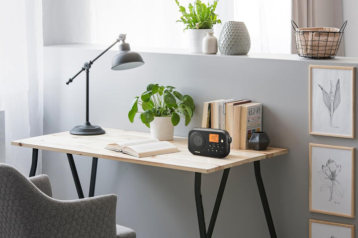 PR-D12BT Black (Traveller 120) UKW Kofferradio wiederaufladbar