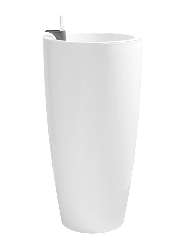 SANTORINI POT 65CM SELF WATERING WHITE