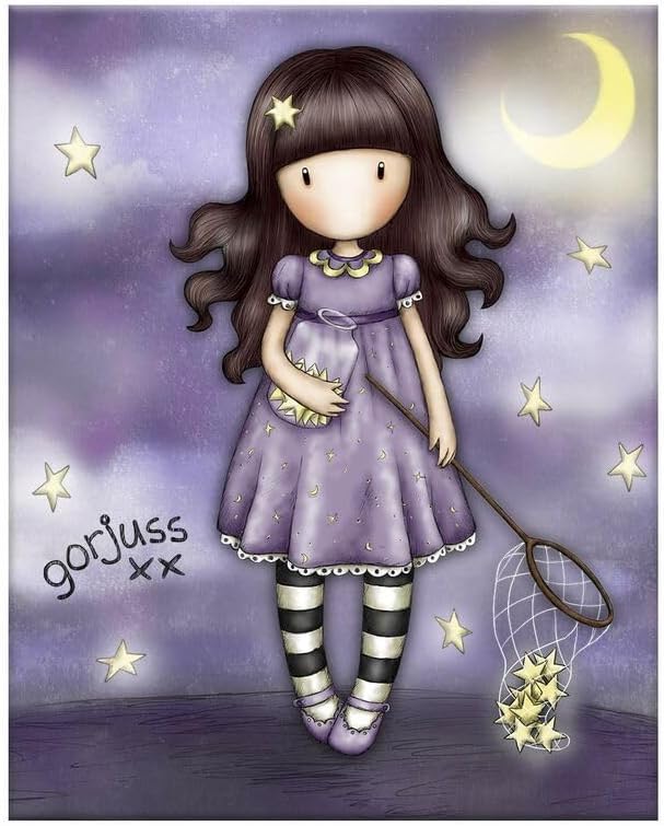 Santoro M1040 Gorjuss Sparkle & Bloom Display Haftnotizen 1048GJD01 - Catch A Falling Star, Cherry B