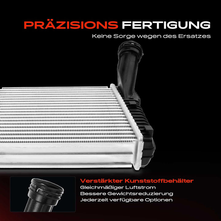 Frankberg Ladeluftkühler Kühler Rechts Kompatibel mit Q7 4LB 2006-2015 C.a.y.e.n.n.e 92A 2009-Heute