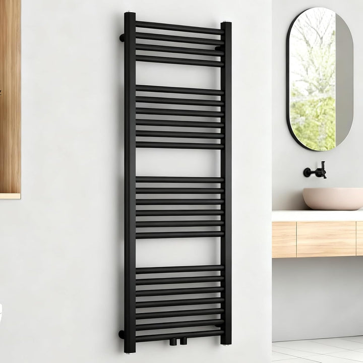 YEAUPE PRO Badheizkörper 1200x500 mm Wandmontiert, Handtuchheizkörper Handtuchhalter Handtuchwärmer