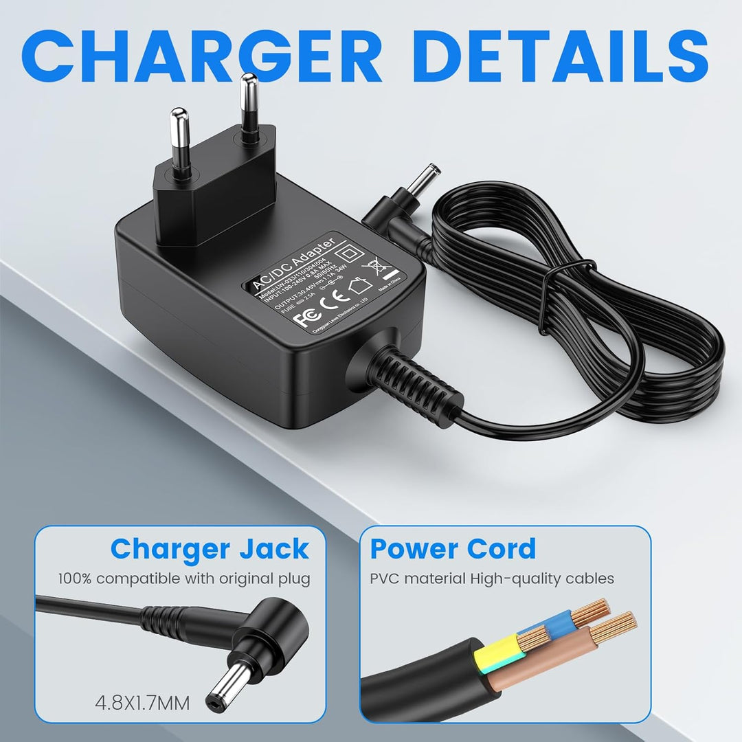 Klickstil SV15 3900mAh V11 Akku für Dyson mit Ladegerät, ASUNCELL Ersatzakku für V11 Torque Drive Ou