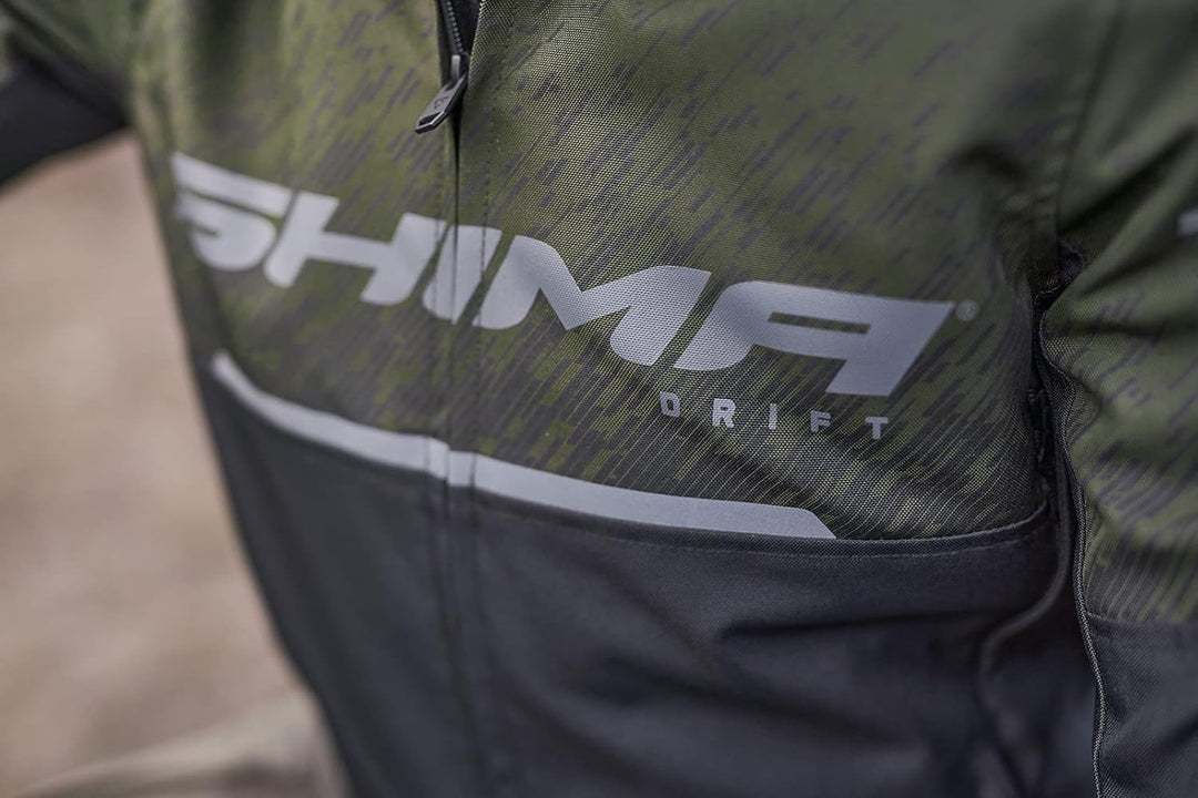 SHIMA DRIFT Motorradjacke Herren | Leichte, Atmungsaktive Sommer Mesh Motorcycle Stadt Textiljacke M