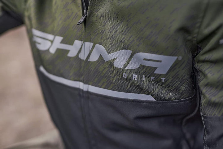 SHIMA DRIFT Motorradjacke Herren | Leichte, Atmungsaktive Sommer Mesh Motorcycle Stadt Textiljacke M