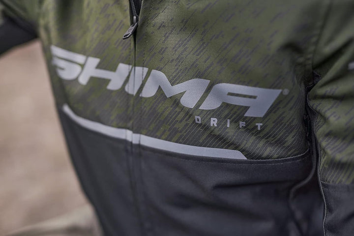 SHIMA DRIFT Motorradjacke Herren | Leichte, Atmungsaktive Sommer Mesh Motorcycle Stadt Textiljacke M