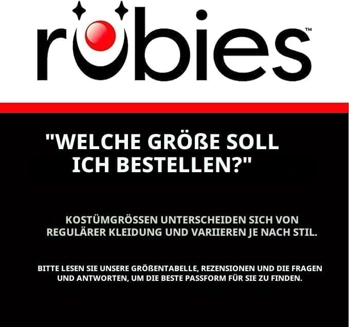 Rubies Overall für Erwachsene, Herren und Damen, Jumpsuit mit Kapuze und Schwanz, Kostüme für Karnev