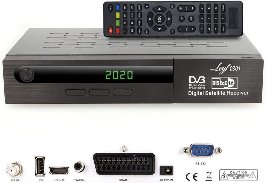 Leyf Satellite Receiver PVR Recording Function Digital Satellite Receiver (HDTV, DVB-S/DVB-S2, HDMI,
