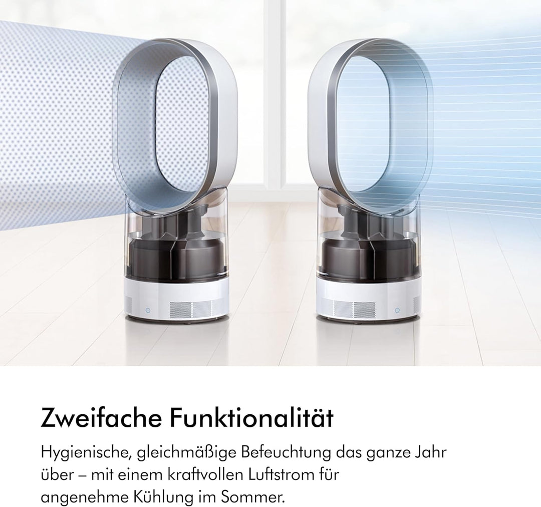 Dyson AM10 Luftbefeuchter und Ventilator, Ultrafeine Kaltluft-Befeuchtung, Automatische Feuchtigkeit