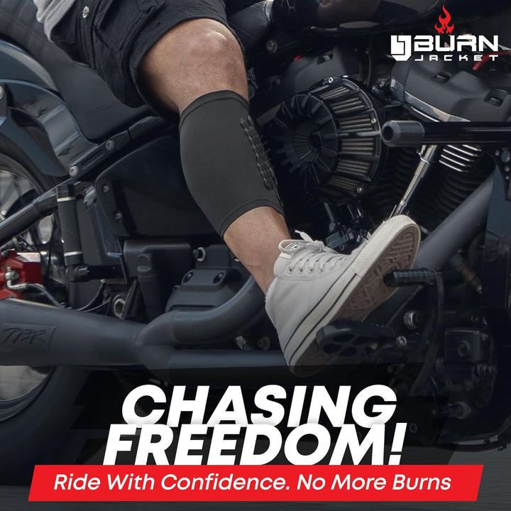 Burn Jacket Pro Motorrad Auspuffrohr Verbrennung Schutzhülle Beinschutz Länger Dual Layer Schutz Pas