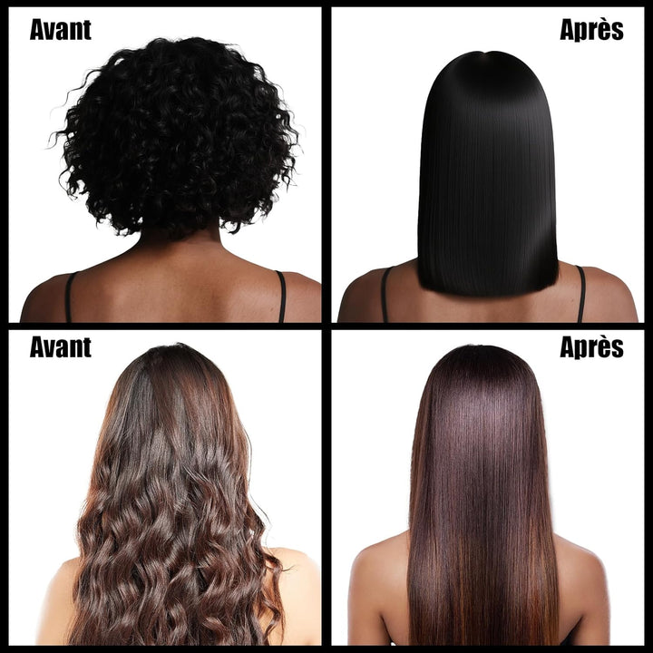 Haarglätter, professionelle Glättbürste für Haare, 9 Temperatureinstellungen, 120 ℃ - 200 ℃, LCD-Dis