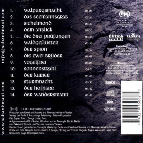 Narrenkönig, Audio-CD