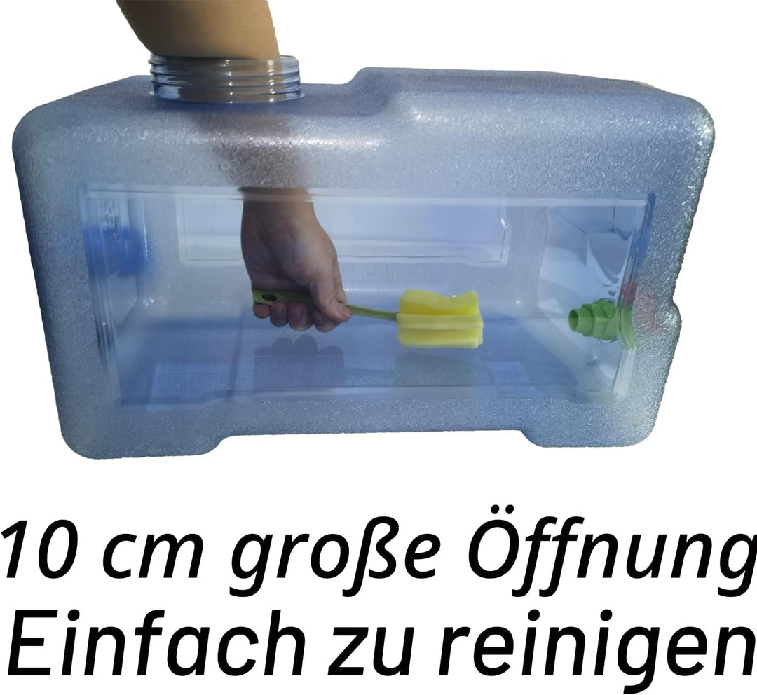 Sparkstarses Wasserbehälter mit Hahn, 5-22L Kunststoff Wasserkanister, Camping Wasserkanister, Wasse