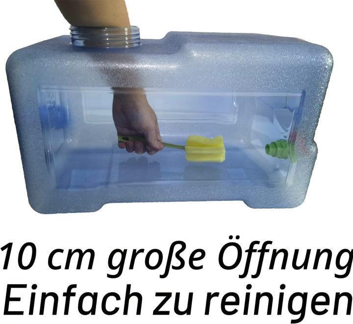 Sparkstarses Wasserbehälter mit Hahn, 5-22L Kunststoff Wasserkanister, Camping Wasserkanister, Wasse