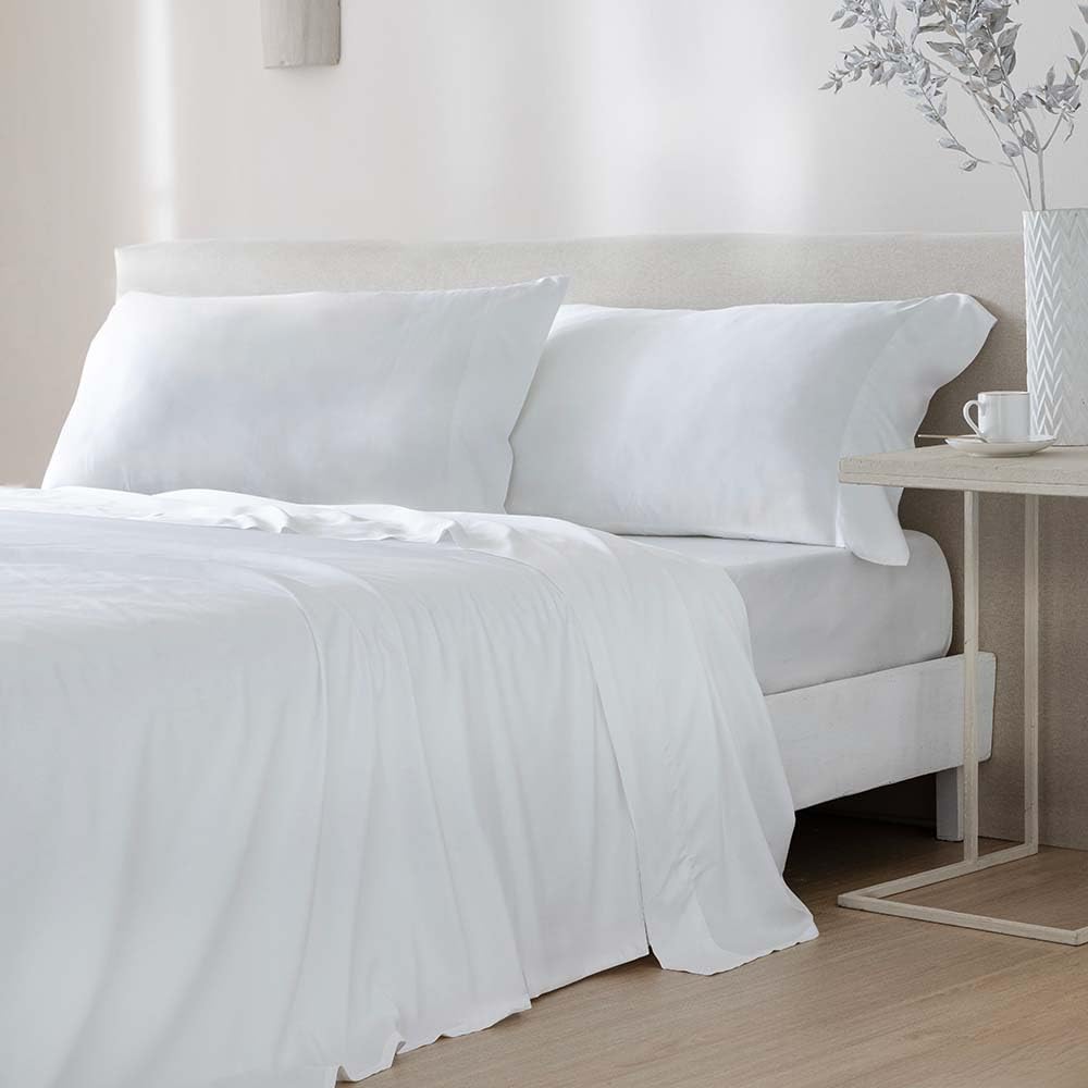 COTTON ARTean Bettwäsche-Set aus organischem und hypoallergenem Bambus, für Betten von 200 x 190/200