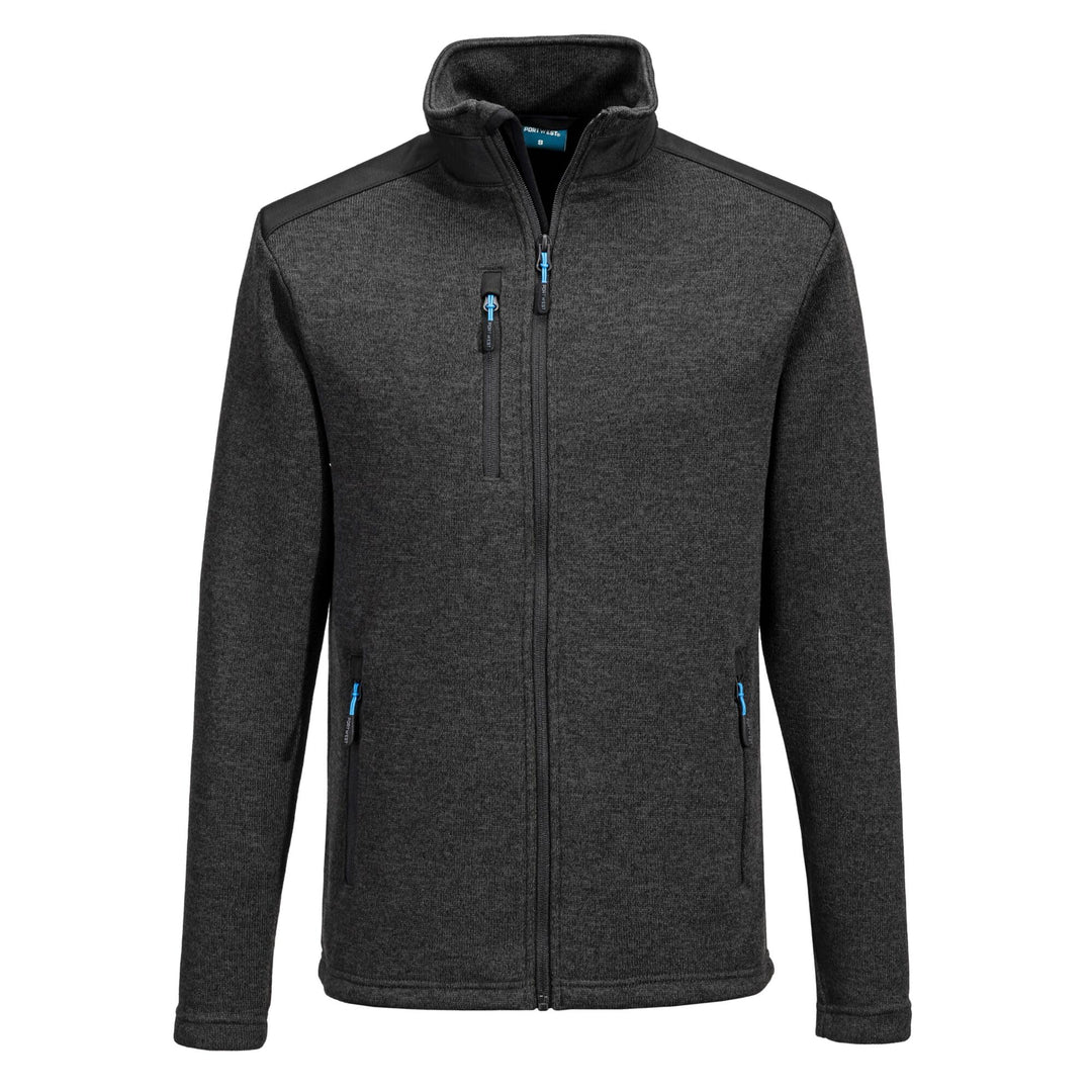 Portwest KX3 Venture Fleecejacke, Grösse: S, Farbe: Grau Marl, T830GMRS S Grey Marl, S Grey Marl