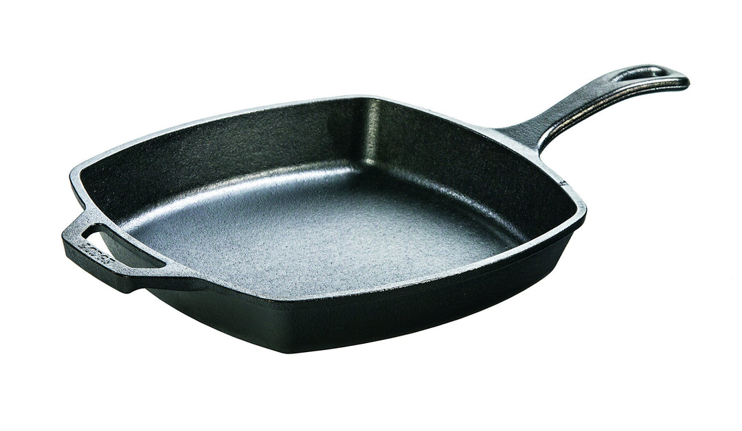 Lodge Logic quadratische Gusspfanne Schwarz 10.5", Schwarz 10.5"