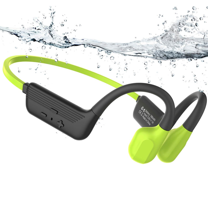 Knochenschall Kopfhörer Bluetooth 5.4 mit 32GB MP3-Player, IP68 Wasserdichte Bone Conduction Headpho