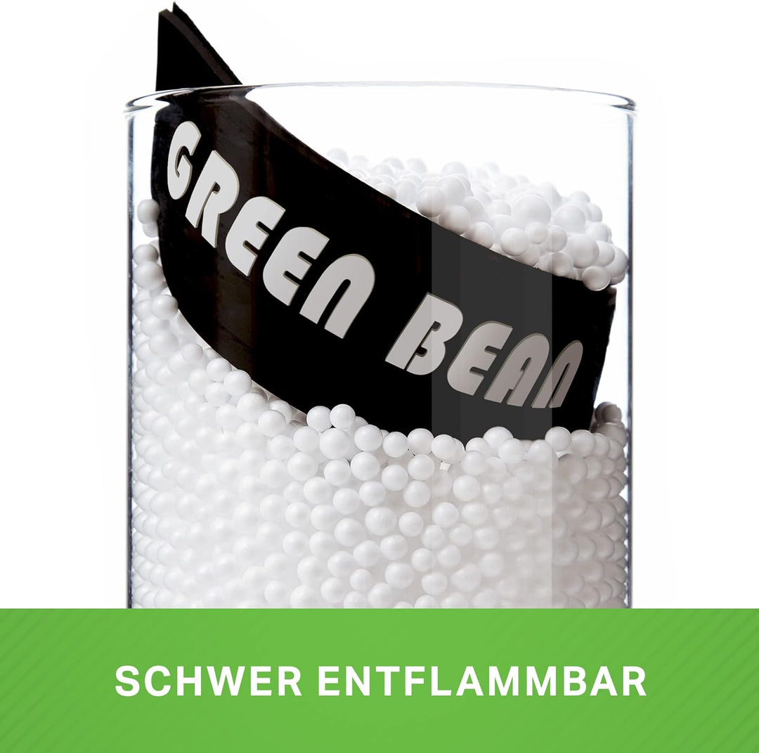Green Bean© 200 Liter Hochwertige EPS Perlen aus Deutscher Produktion für Sitzsack-Füllung | Styropo