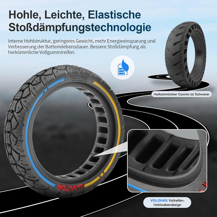 8,5×2,0(230×50) Vollgummireifen 8 2/1x2,0 Ersatzreifen 50/75-6,1 Reifen E Scooter Solide Reifen für