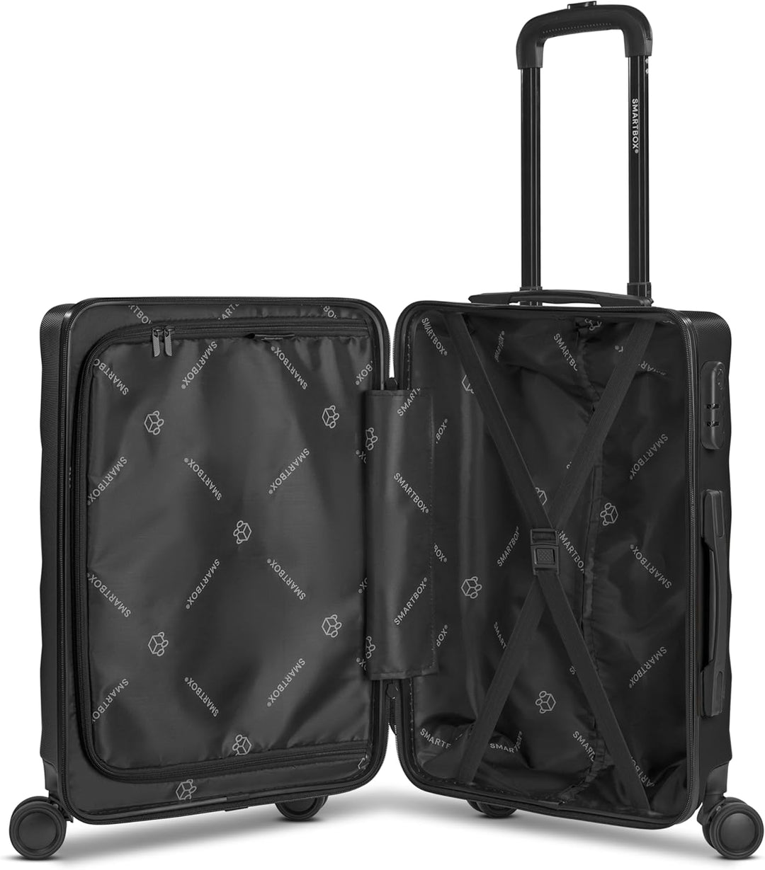 Smartbox Hartschalen Kabinen-Koffer für Damen &amp; Herren | Kleiner Trolley 38 x 22 x 55 cm aus hochwer