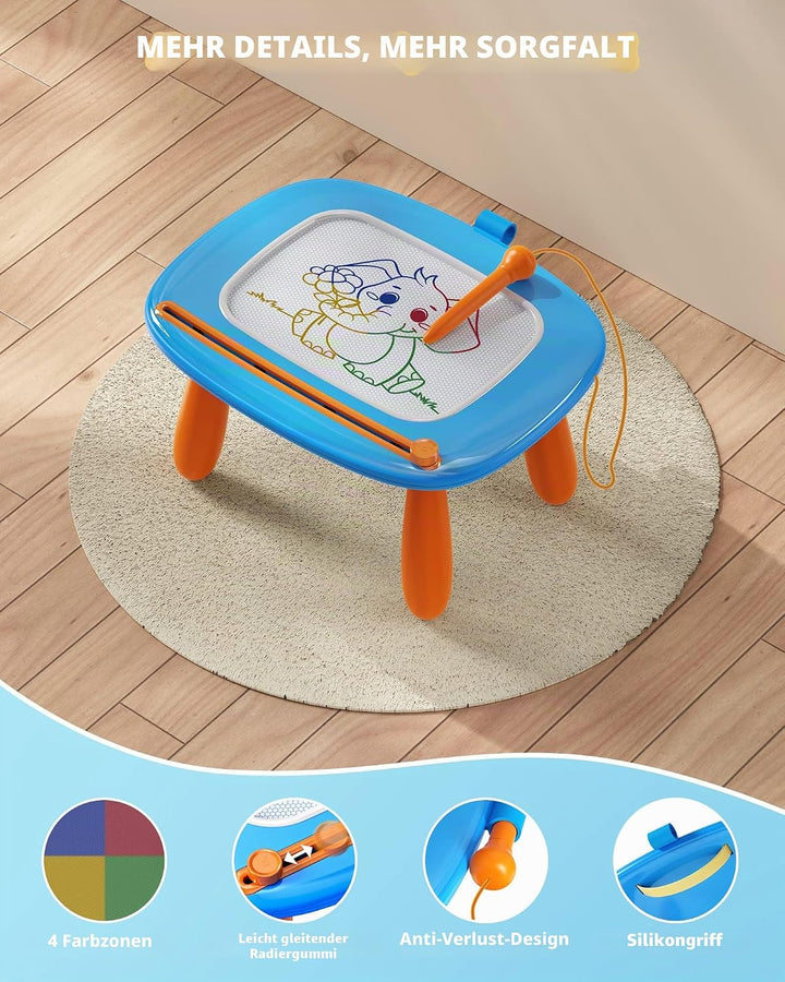 Kikapabi Magnetisches Zeichenbrett für Kleinkinder – Geschenk zum 1. Geburtstag für Mädchen und Jung