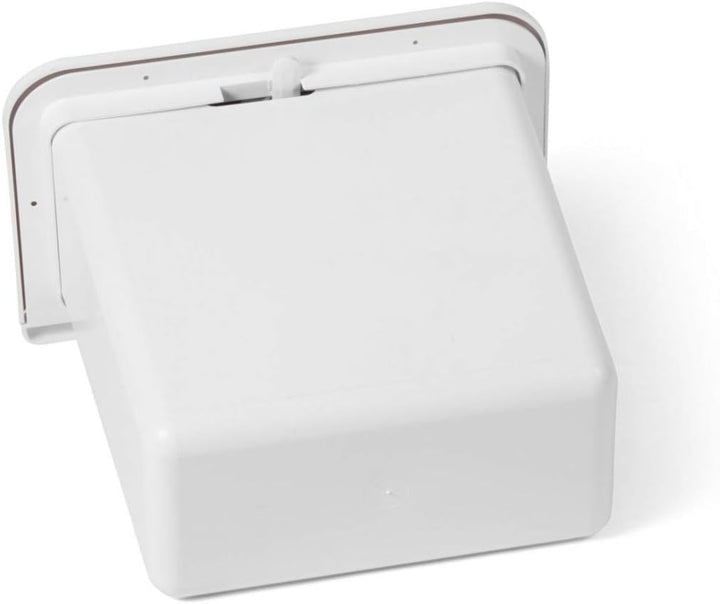 Ablagefach mit Luke 165 x 285 mm Kunststoff Weiss Staufach Handschuhfach Seitenfach Stauraum Konsole